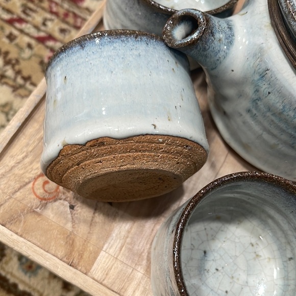 Handmade Japanese tea set - Picture 3 of 9